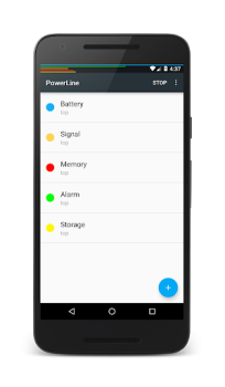 Descargar PowerLine: Medidores de barra Herramientas para Android captura de pantalla 2
