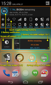 Descargar 2 Battery - Battery Saver Trabajo para Android captura de pantalla 3