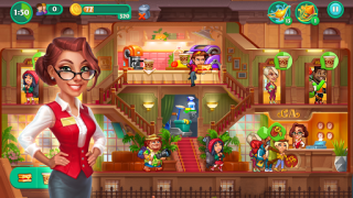 Descargar Grand Hotel Mania: Hotel games Aventuras para Android captura de pantalla 2