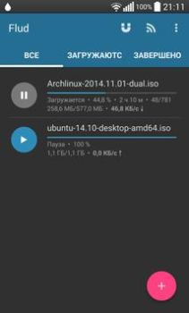 Descargar Flud - Descargador de torrents Editores y reproductores de video para Android captura de pantalla 2