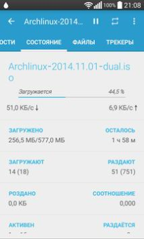 Descargar Flud - Descargador de torrents Editores y reproductores de video para Android captura de pantalla 3