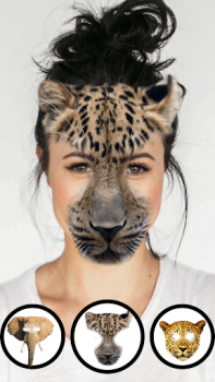 Descargar Cara De Animal Camara Efectos Entretenimiento para Android captura de pantalla 3