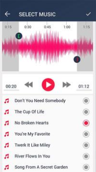 Descargar fabricante de videos musicales Editores y reproductores de video para Android captura de pantalla 3