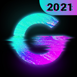 Logotipo Glitch editor de fotos - Edita