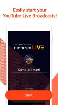 Descargar Mobizen Live para YouTube Editores y reproductores de video para Android captura de pantalla 4