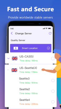 Descargar Top VPN - Fast, Secure & Free Unlimited Proxy Herramientas para Android captura de pantalla 3