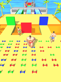 Descargar Muscle Race 3D Raza para Android captura de pantalla 5