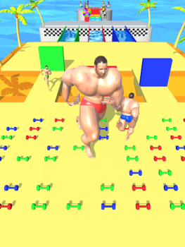 Descargar Muscle Race 3D Raza para Android captura de pantalla 7
