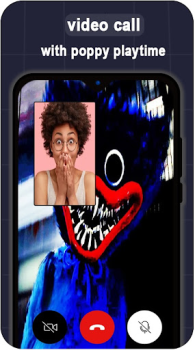 Descargar Poppy Playtime horror fake call video Personalización para Android captura de pantalla 2