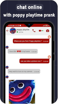 Descargar Poppy Playtime horror fake call video Personalización para Android captura de pantalla 5