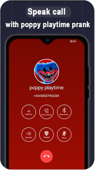Descargar Poppy Playtime horror fake call video Personalización para Android captura de pantalla 6