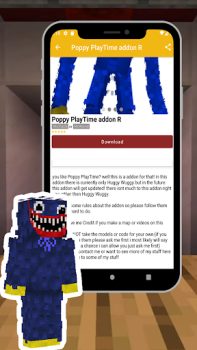 Descargar Mod Poppy Play Time for MCPE Entretenimiento para Android captura de pantalla 3