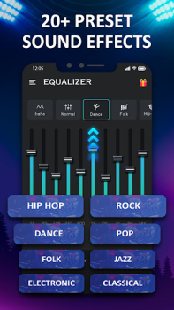 Descargar Amp de bajo - Equalizer Música y audio para Android captura de pantalla 3