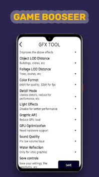 Descargar GFX tool for pubg new state Herramientas para Android captura de pantalla 4
