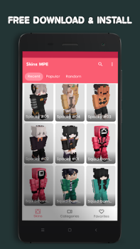 Descargar Skins for Minecraft PE Personalización para Android captura de pantalla 2