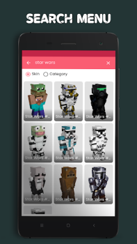 Descargar Skins for Minecraft PE Personalización para Android captura de pantalla 6