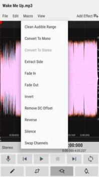 Descargar WaveEditor Grabar y Editar Música y audio para Android captura de pantalla 7
