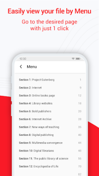 Descargar Lector de PDF, Visor de PDF Trabajo para Android captura de pantalla 5