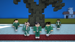 Descargar Juego de calamares Minecraft Entretenimiento para Android captura de pantalla 5