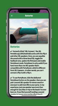 Descargar jbl flip 6 Guide Educación para Android captura de pantalla 2