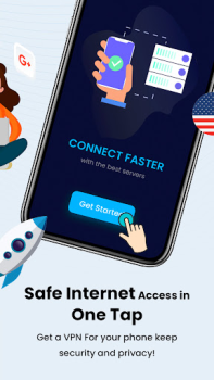 Descargar Super VPN - Fast Private Proxy Herramientas para Android captura de pantalla 2